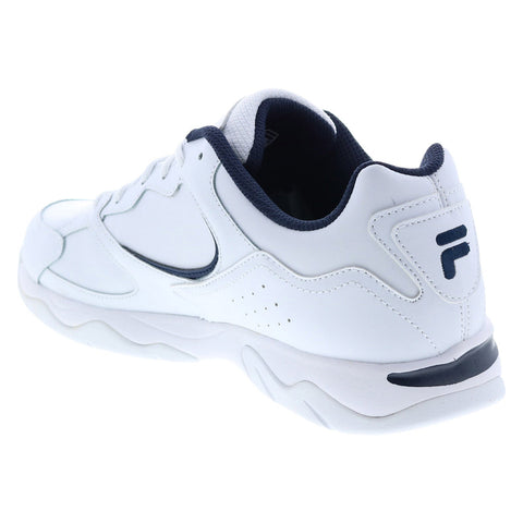 Fila Tri Runner 1CM00882-125 Mens White Leather Athletic Running Shoes