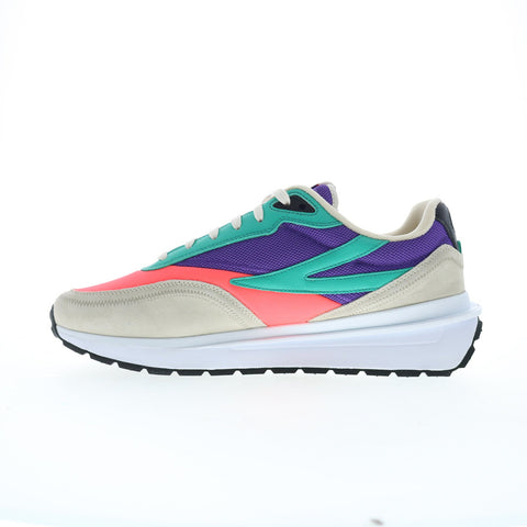 Fila Renno 1CM01281-667 Mens Pink Leather Lifestyle Sneakers Shoes