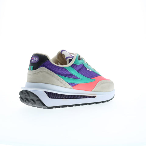 Fila Renno 1CM01281-667 Mens Pink Leather Lifestyle Sneakers Shoes