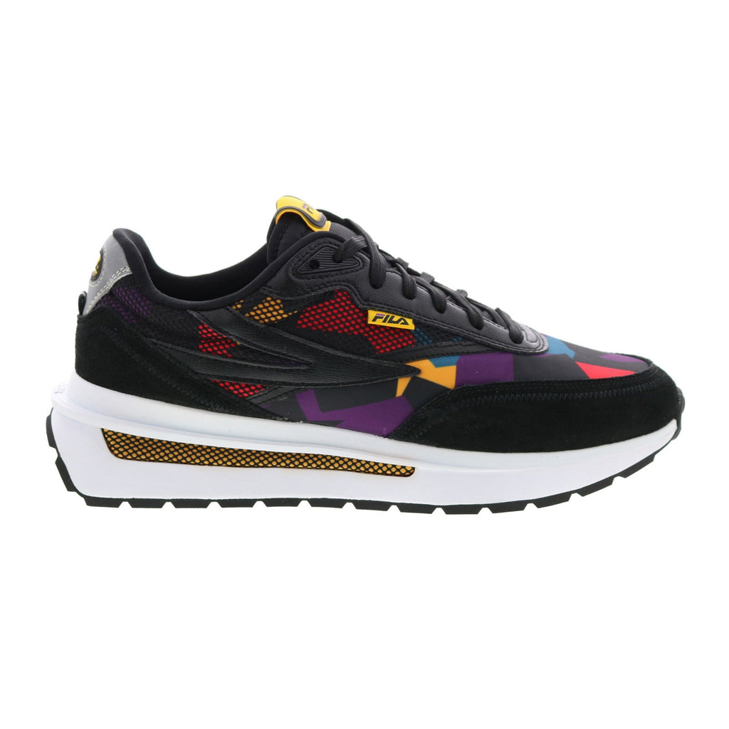 Fila Renno 90S 1CM01283-042 Mens Black Leather Lifestyle Sneakers Shoe ...