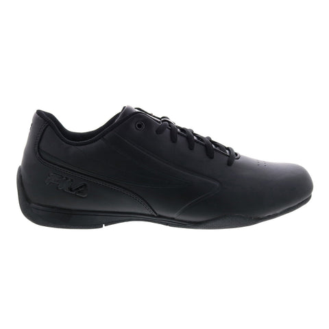 Fila Forlani Outline Flag Mens Black Motorsport Inspired