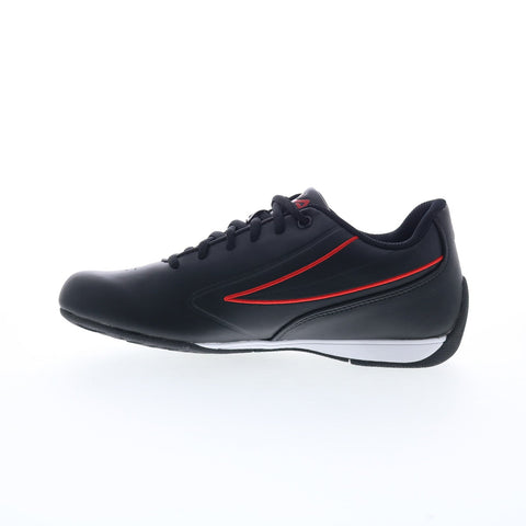 Fila Forlani Outline Flag Mens Black Motorsport Inspired Sneakers Shoes