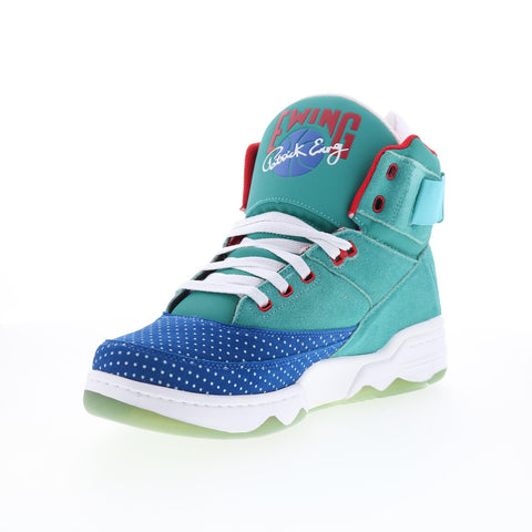 Ewing Athletics 33 HI All-Star Mens Blue Suede Lifestyle Sneakers Shoes