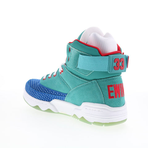 Ewing Athletics 33 HI All-Star Mens Blue Suede Lifestyle Sneakers Shoes