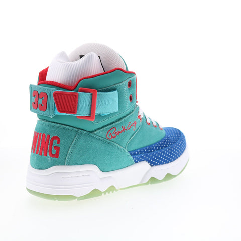 Ewing Athletics 33 HI All-Star Mens Blue Suede Lifestyle Sneakers Shoes