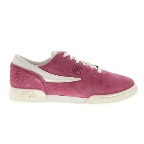 Fila Original Fitness Hairy Suede Mens Burgundy Lifestyle Sneakers Shoes