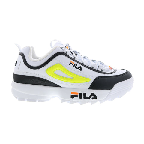Fila Disruptor II Premium 1FM00724-115 Mens White Lifestyle Sneakers Shoes