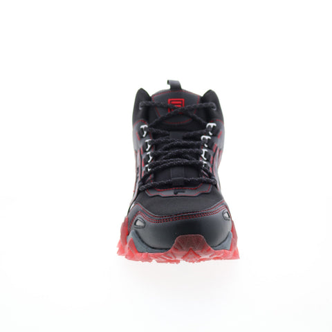 Fila Oakmont Trail Mid 1JM01683-023 Mens Black Leather Athletic Hiking Shoes