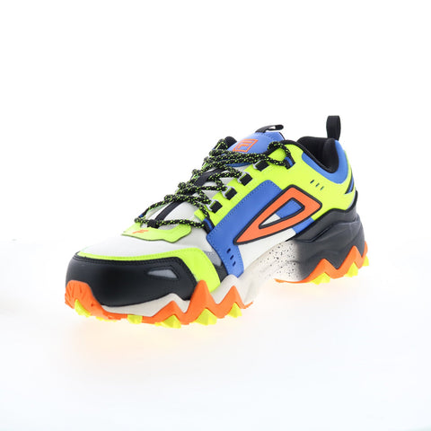 Fila Oakmont TR 1JM01749-114 Mens White Leather Athletic Hiking Shoes