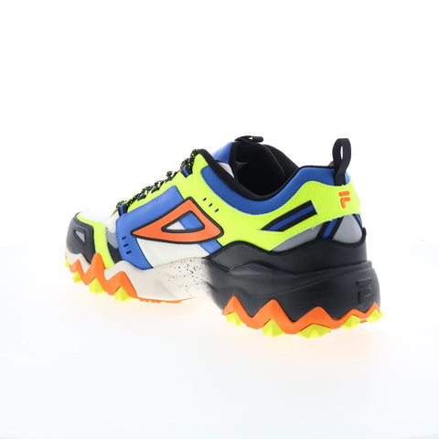 Fila Oakmont TR 1JM01749-114 Mens White Leather Athletic Hiking Shoes