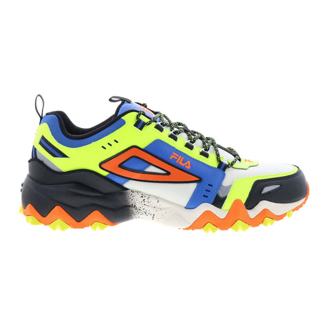 Fila Oakmont Trail 1JM01749-114 Mens White Leather Athletic Hiking Shoes