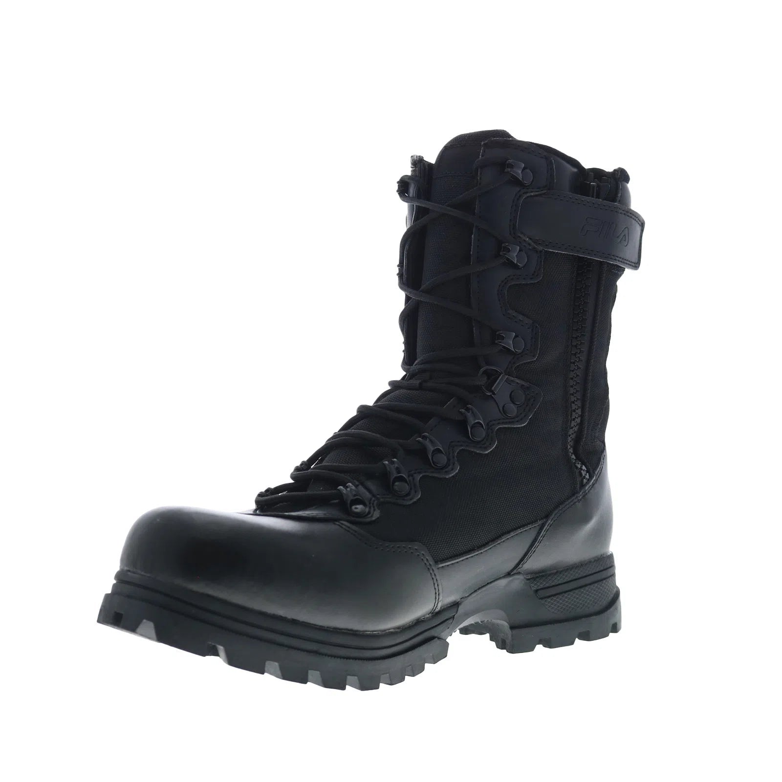 NEW FILA Men’s Stormer High Top Boots – Black Leather – Size 11.5 – Lace-Up Fila Men main image 2