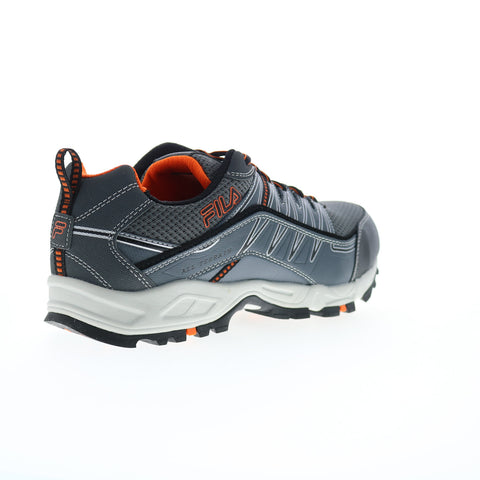 Fila Memory AT Peak Composite Toe Mens Gray Extra Wide Athletic Work Shoes