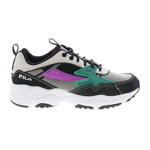 Fila Trail Tracer 1RM00915-017 Mens Black Leather Athletic Hiking Shoes
