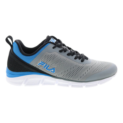 Fila Flashattack 1RM01271-057 Mens Gray Canvas Athletic Running Shoes