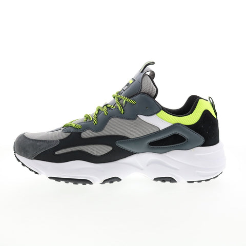 Fila Ray Tracer 1RM01289-055 Mens Gray Leather Lifestyle Sneakers Shoes