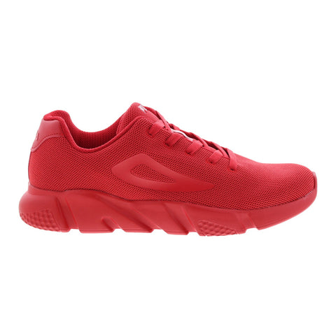 Fila Zarin 1RM01301-600 Mens Red Canvas Lace Up Lifestyle Sneakers Shoes