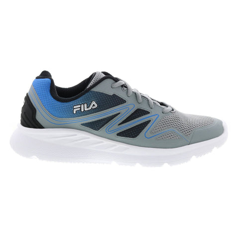 Fila Memory Panorama 9 1RM01606-057 Mens Gray Canvas Athletic Running Shoes