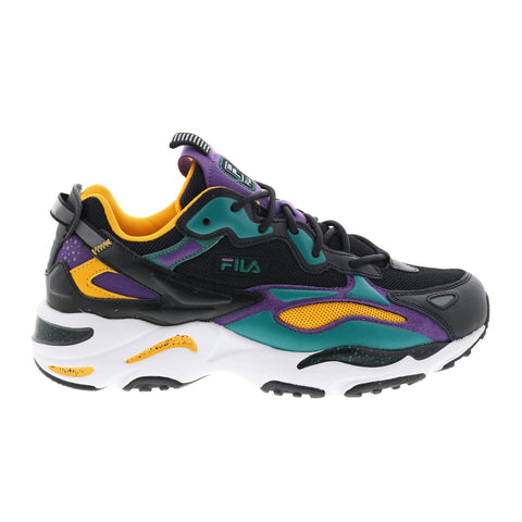 Fila Ray Tracer Apex 1RM01697-019 Mens Black Leather Lifestyle Sneakers Shoes