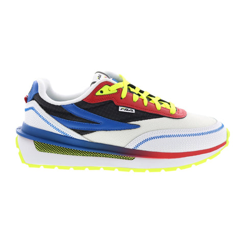 Fila Renno 1RM01972-117 Mens White Leather Lace Up Lifestyle Sneakers Shoes