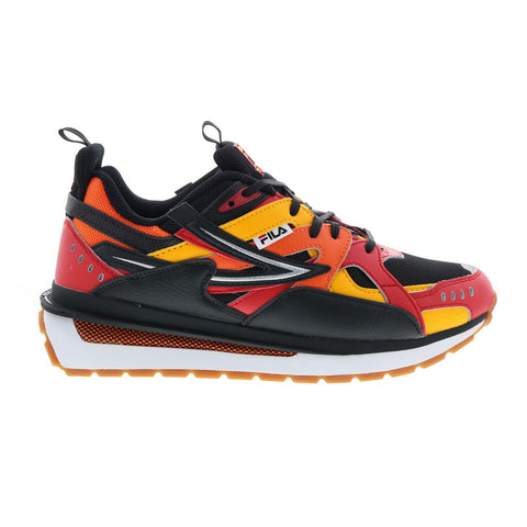 Fila Sandenal 1RM02029-025 Mens Red Leather Lifestyle Sneakers Shoes