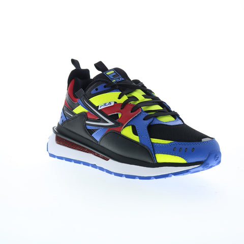 Fila Sandenal 1RM02029-042 Mens Black Leather Lifestyle Sneakers Shoes