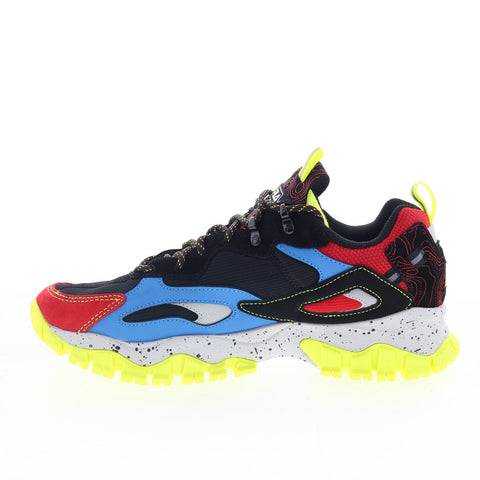 Fila Ray Tacer TR 2 1RM02176-027 Mens Black Leather Lifestyle Sneakers Shoes