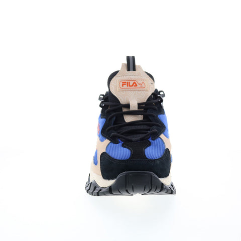 Fila Ray Tracer Trail 2 1RM02176-208 Mens Blue Leather Athletic Hiking Shoes