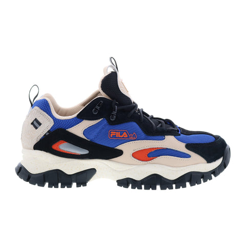 Fila Ray Tracer Trail 2 1RM02176-208 Mens Blue Leather Athletic Hiking Shoes