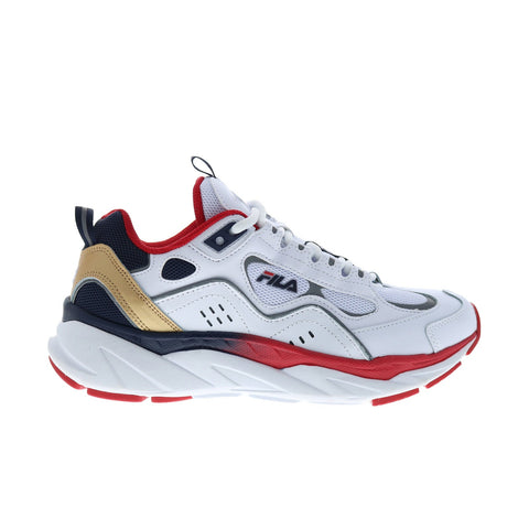 Fila Trigate 1RM02232-125 Mens White Leather Lifestyle Sneakers Shoes