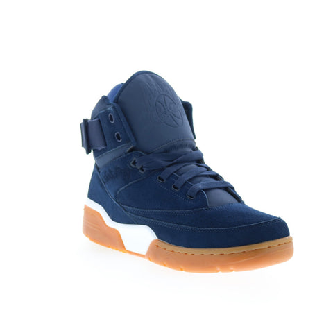 Ewing Athletics 33 HI 1EW90212-475 Mens Blue Suede Lifestyle Sneakers Shoes