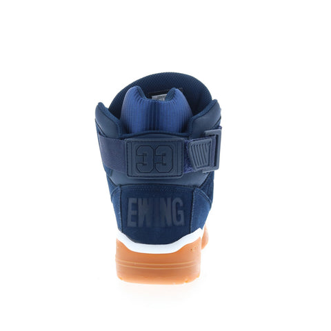 Ewing Athletics 33 HI 1EW90212-475 Mens Blue Suede Lifestyle Sneakers Shoes