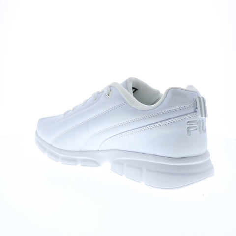Fila Leverage 1SC086XX-119 Mens White Synthetic Lifestyle Sneakers Shoes
