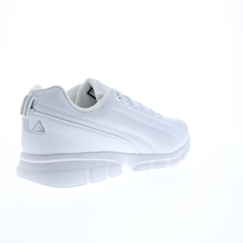 Fila Leverage 1SC086XX-119 Mens White Synthetic Lifestyle Sneakers Shoes