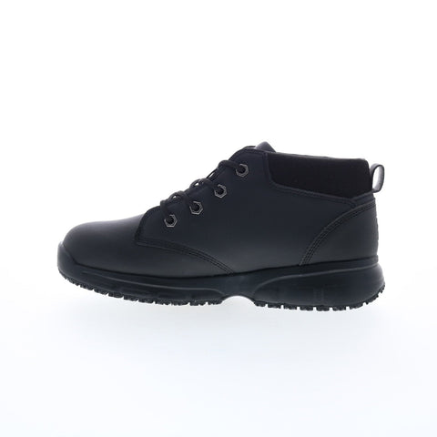 Fila Memory Mike Mid Slip Resistant 1SL15003-001 Mens Black Work Boots