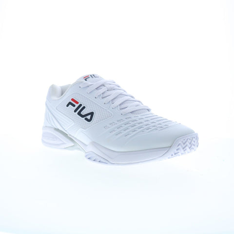 Fila Axilus 2 Energized 1TM00615-147 Mens White Canvas Athletic Tennis Shoes