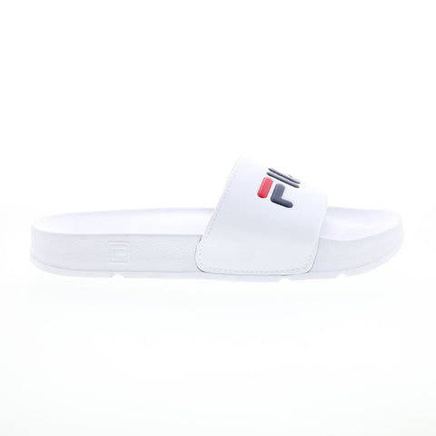 Fila Drifter 1VS10000-125 Mens White Synthetic Slip On Slides Sandals Shoes