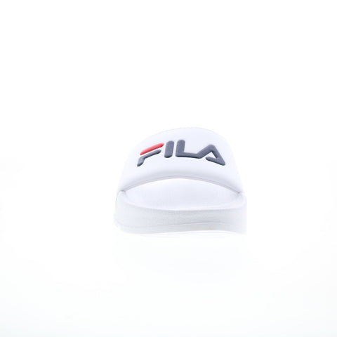 Fila Drifter 1VS10000-125 Mens White Synthetic Slip On Slides Sandals Shoes