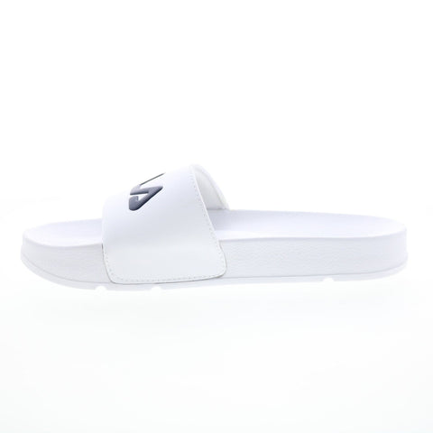 Fila Drifter 1VS10000-125 Mens White Synthetic Slip On Slides Sandals Shoes