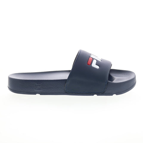 Fila Drifter 1VS10000-422 Mens Blue Synthetic Slip On Slides Sandals Shoes