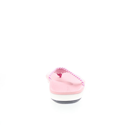 Spenco Yumi Candy Stripe 20-178-09 Womens Pink Flip-Flops Sandals Shoes