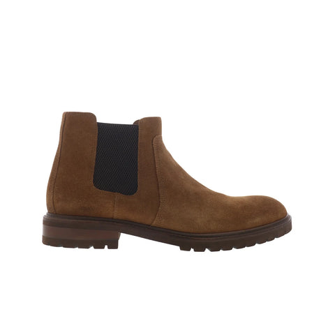 Johnston & Murphy 20-1986 Mens Brown Suede Pull On Chelsea Boots