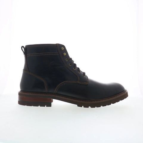 Johnston & Murphy 20-1992 Mens Brown Leather Lace Up Casual Dress Boots