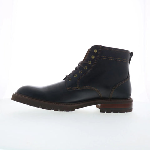 Johnston & Murphy 20-1992 Mens Brown Leather Lace Up Casual Dress Boots
