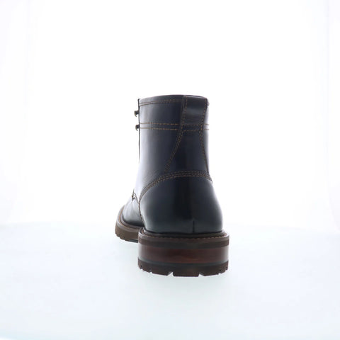Johnston & Murphy 20-1992 Mens Brown Leather Lace Up Casual Dress Boots