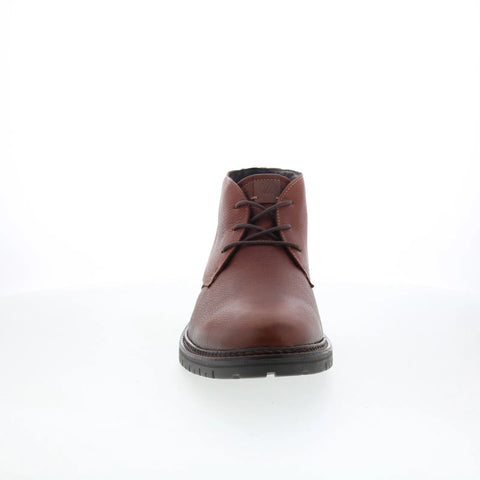 Johnston & Murphy 20-2550 Mens Brown Leather Lace Up Casual Dress Boots