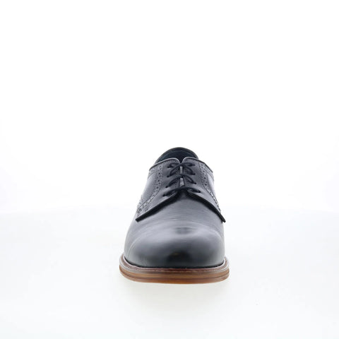 Johnston & Murphy 20-3401 Mens Black Leather Oxfords & Lace Ups Casual Shoes