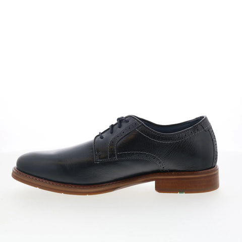 Johnston & Murphy 20-3401 Mens Black Leather Oxfords & Lace Ups Casual Shoes