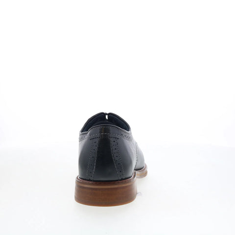 Johnston & Murphy 20-3401 Mens Black Leather Oxfords & Lace Ups Casual Shoes