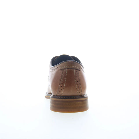 Johnston & Murphy 20-3402 Mens Brown Wide Oxfords & Lace Ups Plain Toe Shoes